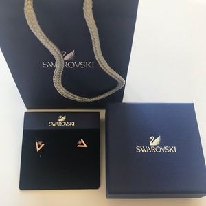 Swarovski Rose Gold Plated Funk Earrings